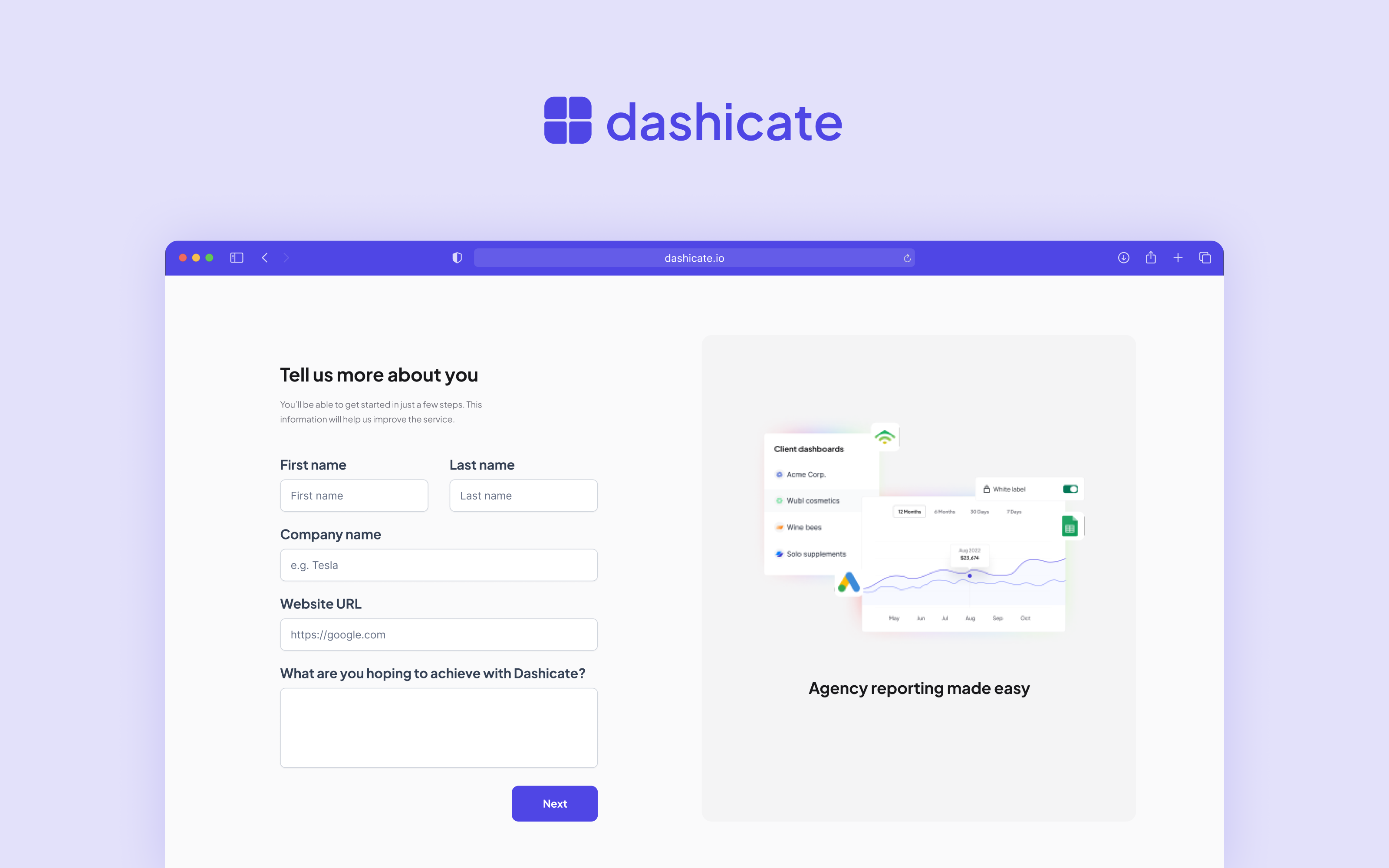 Project screenshot